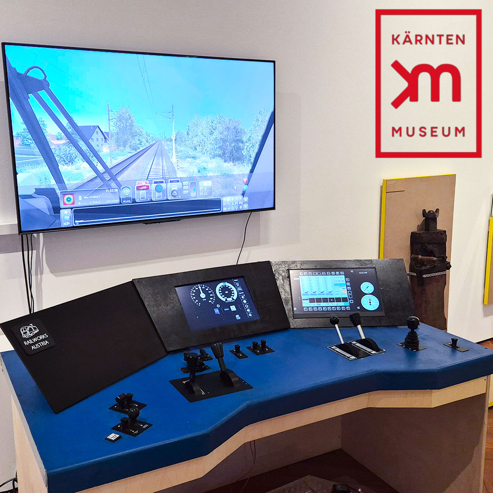 Railworks Austria Taurus-Fahrsimulator im Museum